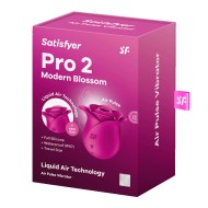 Вакуумный массажер Роза Satisfyer Pro 2 Modern Blossom