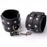 Наручники кожаные, черные