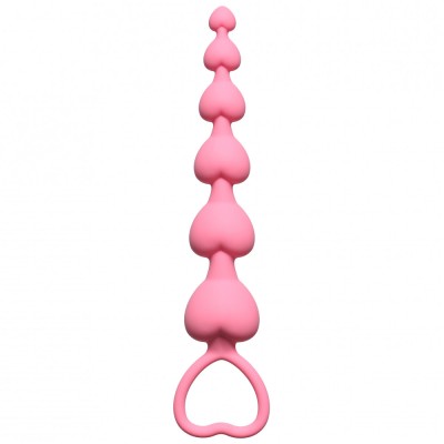 Анальная цепочка "Heart's Beads" (15 см)