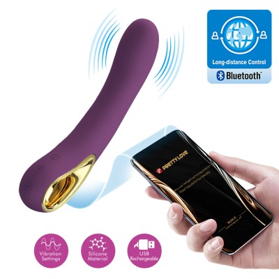 Многоскоростной перезаряжаемый вибратор Ethan от смартфона, 12 режимов вибрации