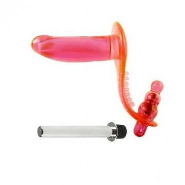 Страпон с вибрацией Ultimate Vibrating Anal Strap-on и анальным стимулятором