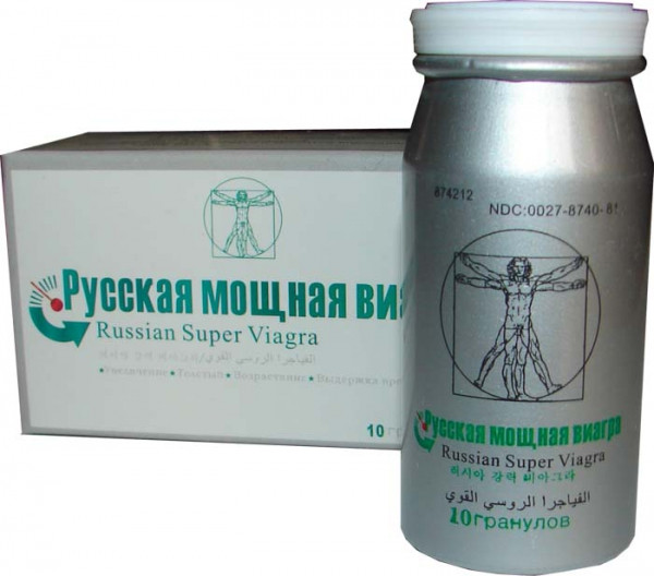 Возбуждающее средство для мужчин "Русская Мощная Виагра" (1 капсула)