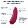 Вибро-Вакуумно-волновой стимулятор Satisfyer Curvy 1+ с управлением со смартфона